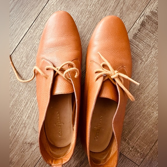 Cole Haan Women's Stellan Chukka Boot Size 6B Camello Deerskin Leather Lace Up - Picture 1 of 4